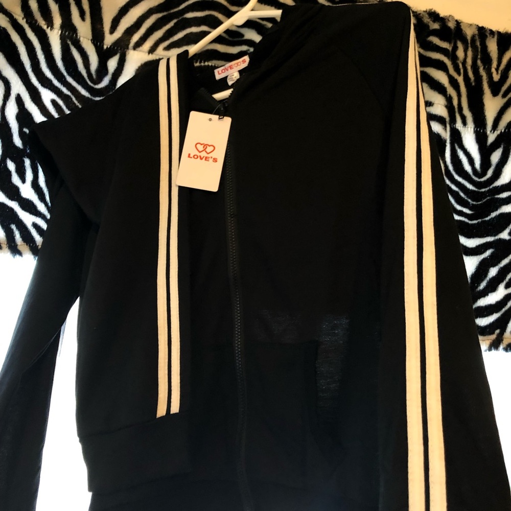 Matching sweater and sweatpants set